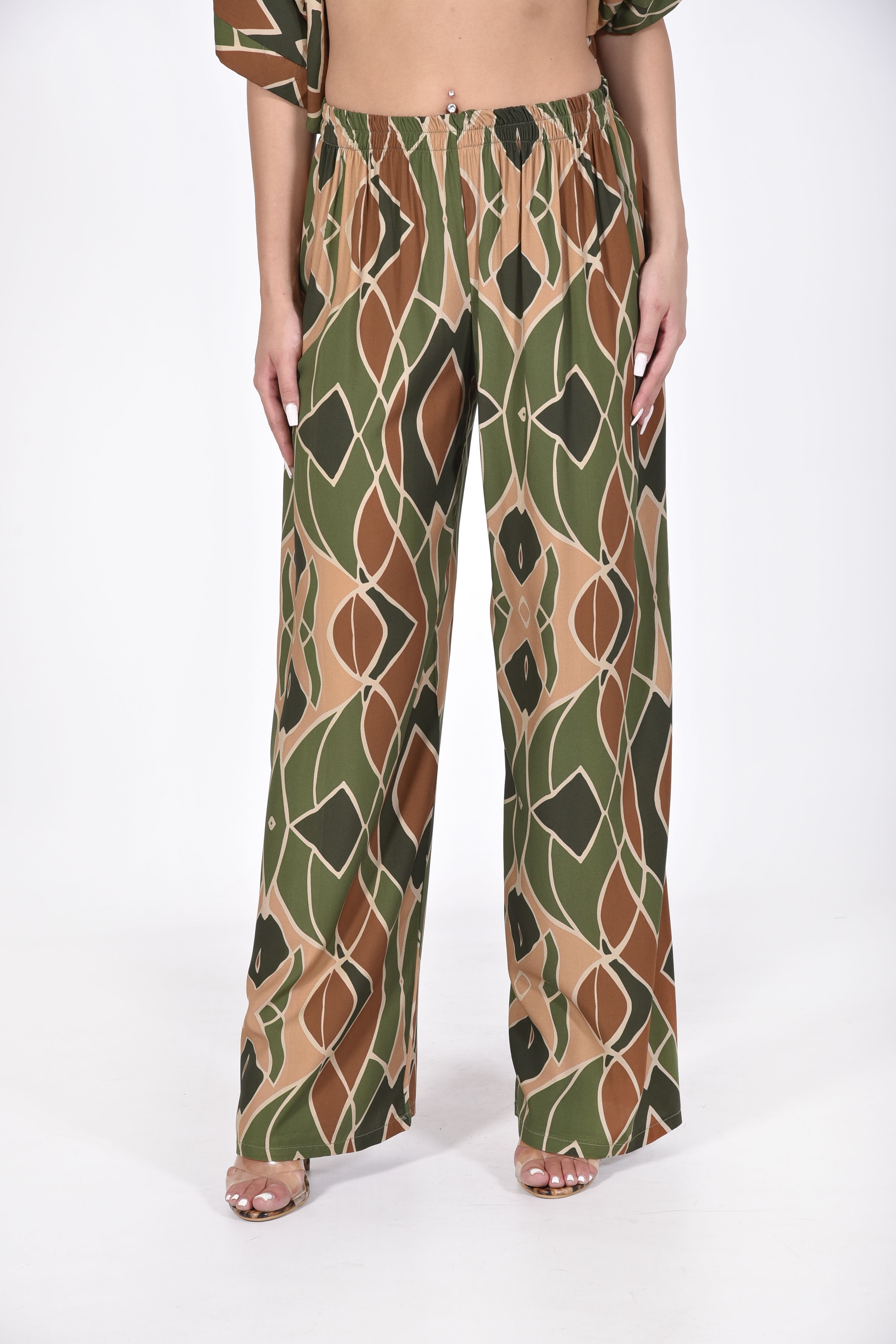 Safari pants with belt 